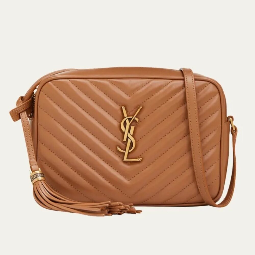 YSL - Yves Saint Laurent - Lou Camera Bag in Quilted Leather